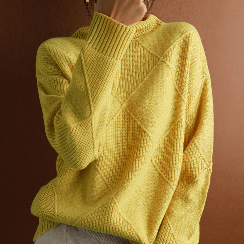Women's Knit Pullover Sweater | Top
