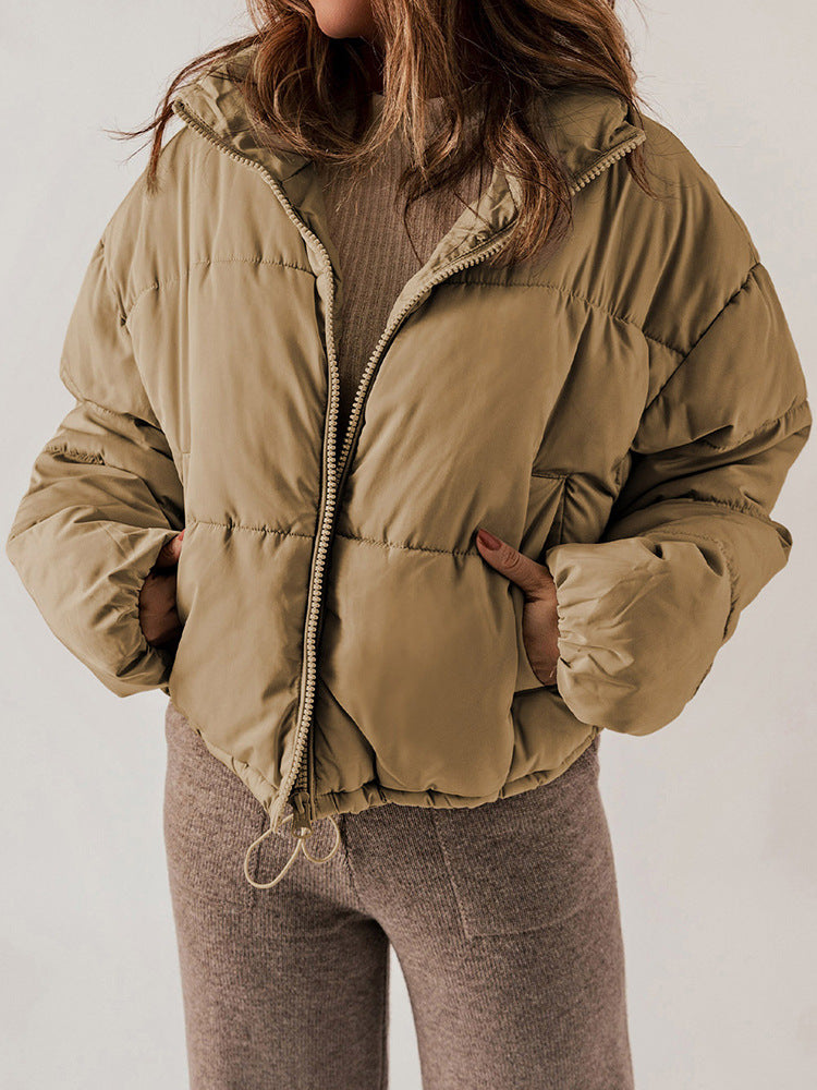 Women’s Puffer Jacket | Stand Collar