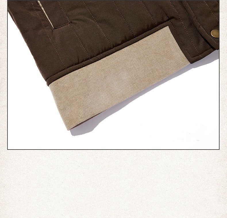 Women's Colorblock Cotton Jacket | Casual Contrast Coat