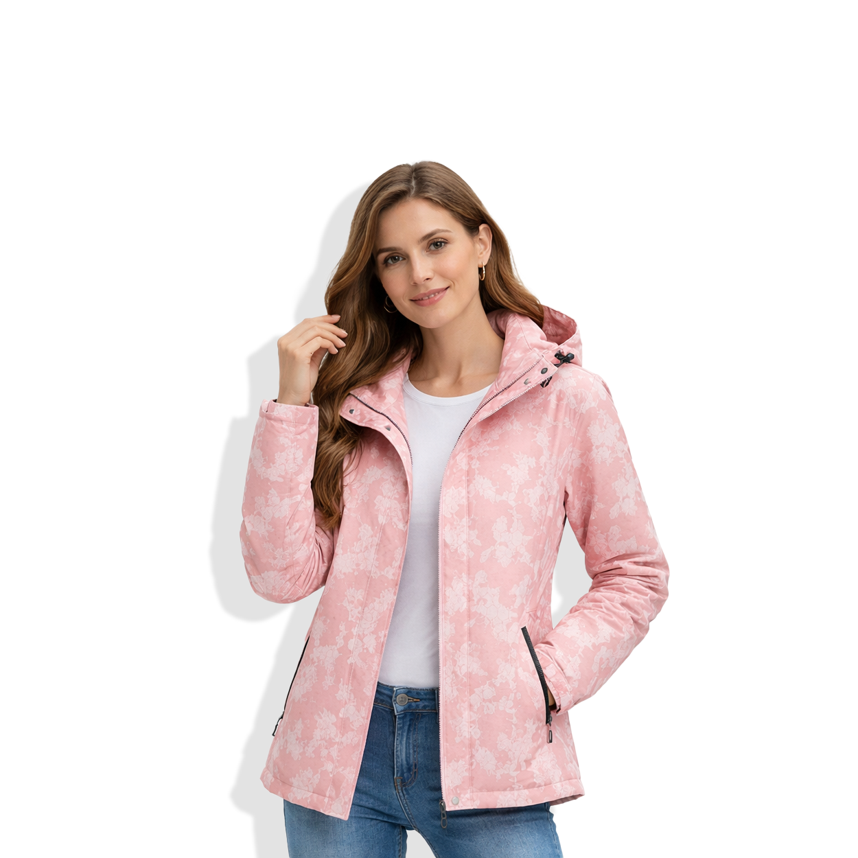 Women's Hooded Windbreaker Jacket | Outerwear