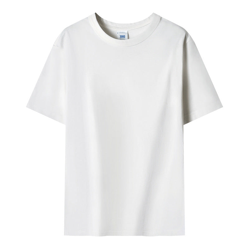 White t-shirt on a white background