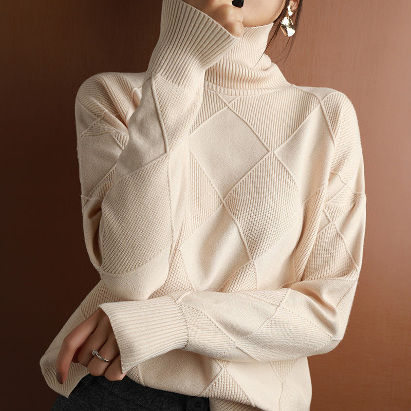 Women's Knit Pullover Sweater | Top