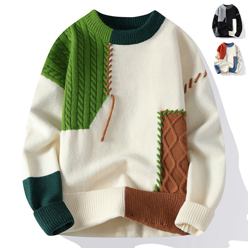 Men’s Colorblock Sweater | Winter Knit