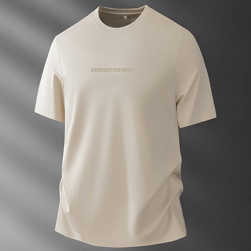 Men’s Modal Ice Silk Short Sleeve T-Shirt | Soft Lightweight Summer Top