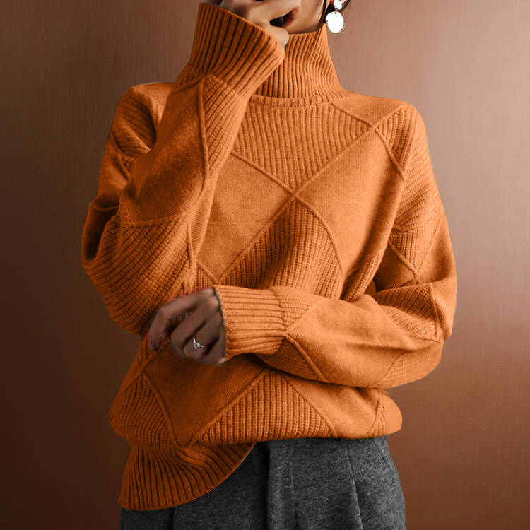 Women's Knit Pullover Sweater | Top