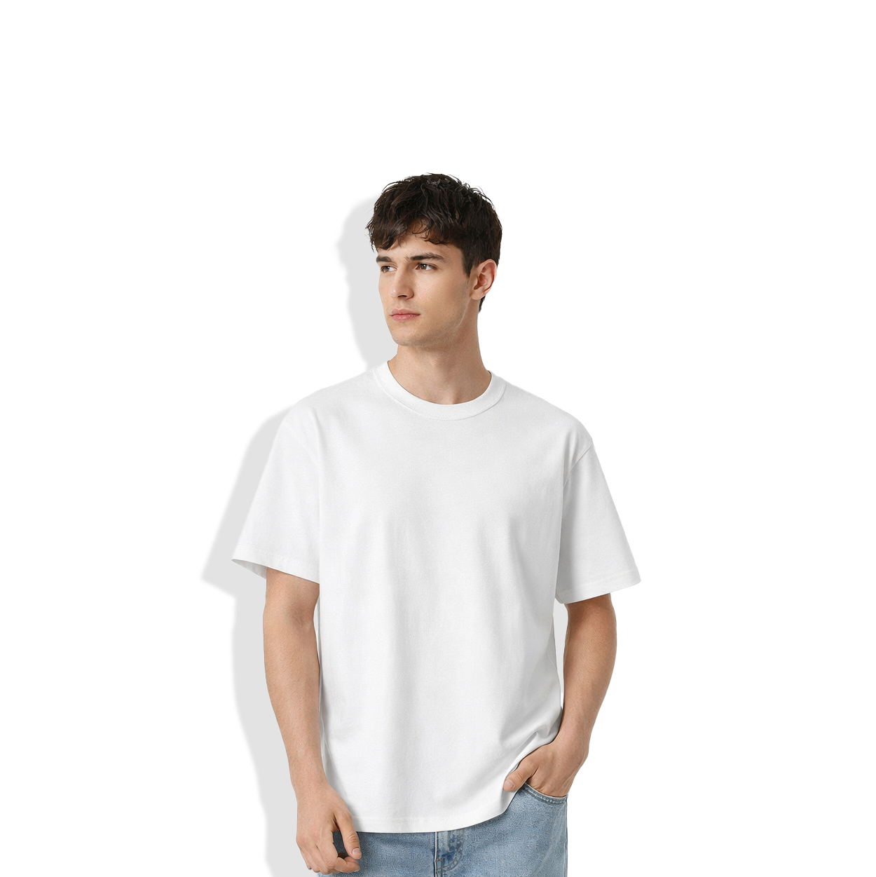 Men's Heavyweight Cotton T-Shirt | 300 GSM Premium Tee