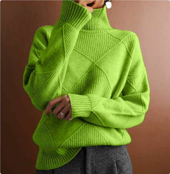 Women's Knit Pullover Sweater | Top