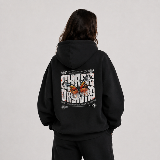 Unisex Chase Your Dreams Butterfly Hoodie