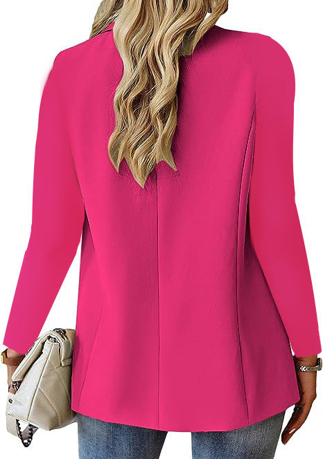 Women’s Casual Blazer Jacket | Lapel Button