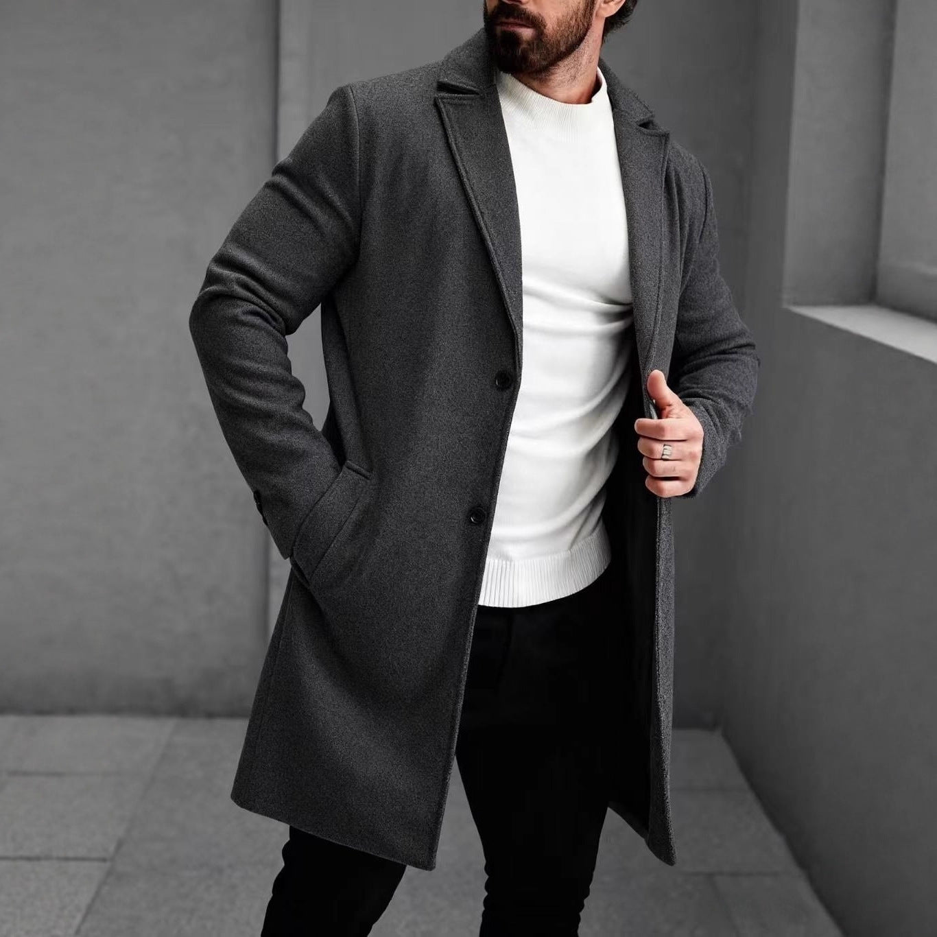 Men’s Classic Trench Coat | Versatile Outerwear