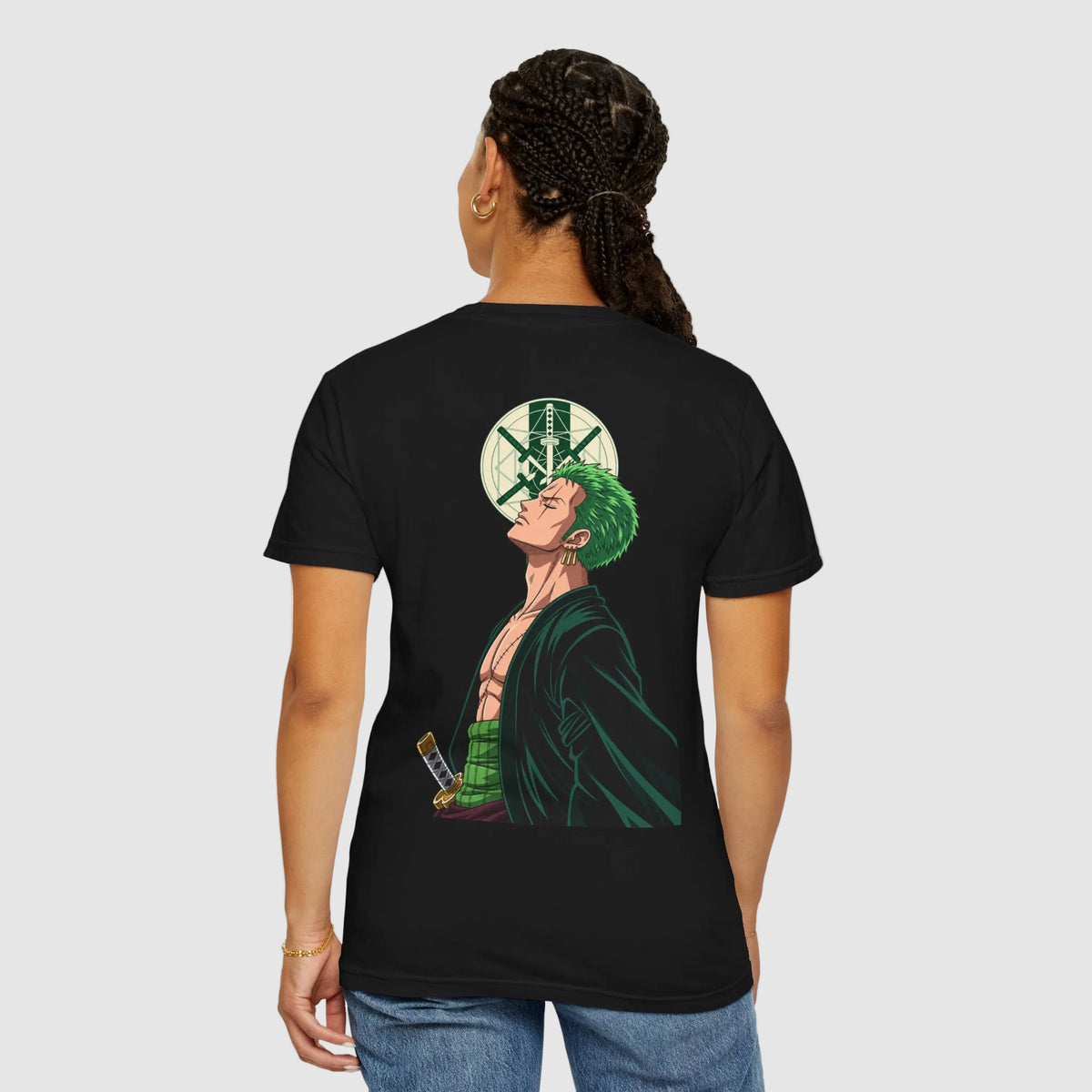 Unisex Anime Roronoa Zoro T‑Shirt