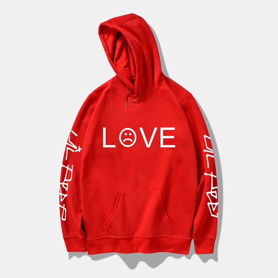 Women's Love Print Hoodie | Casual Graphic Sweatshirt