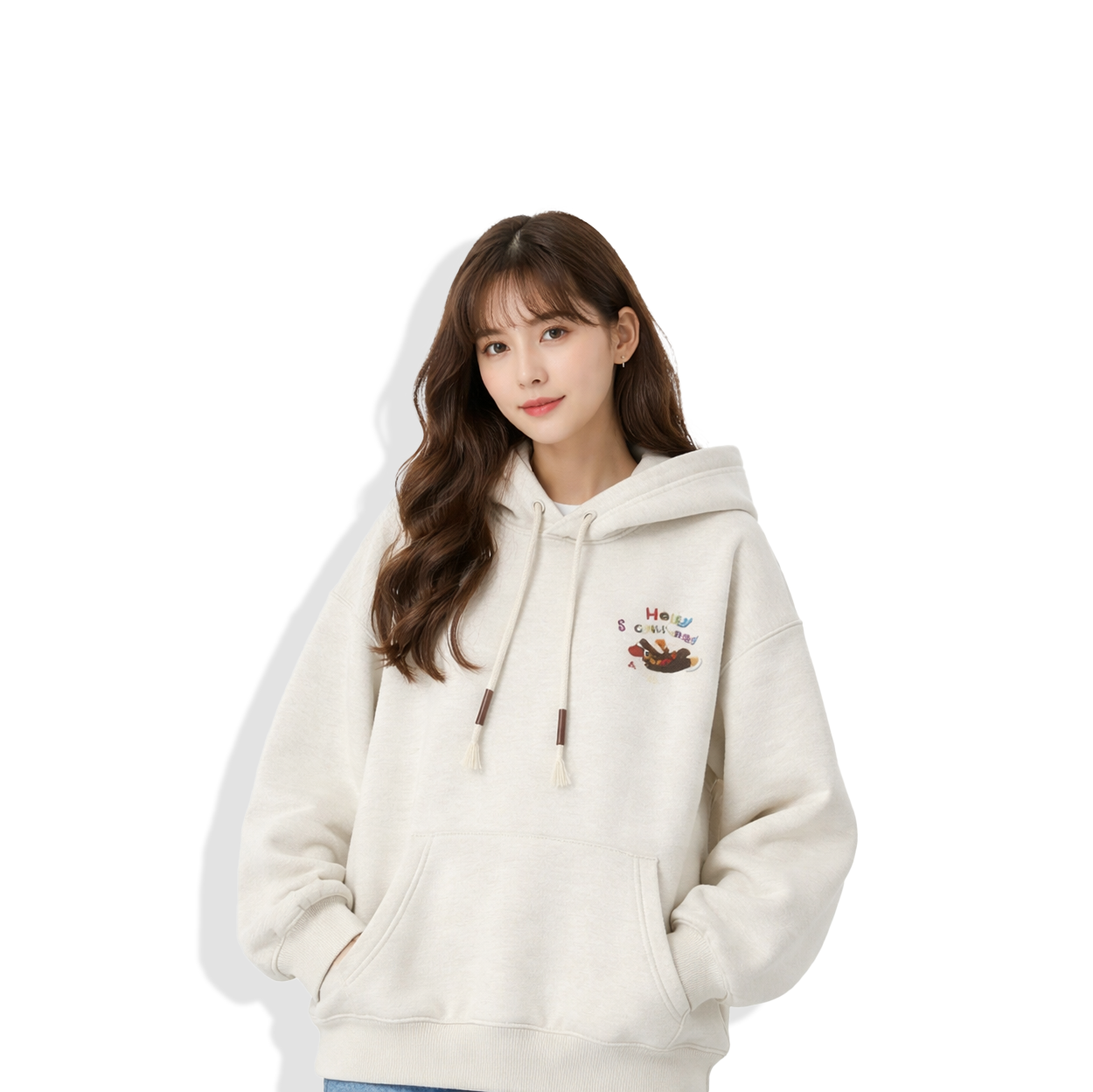 Women's Dachshund Embroidered Hoodie | Cute Dog Graphic Sweatshirt