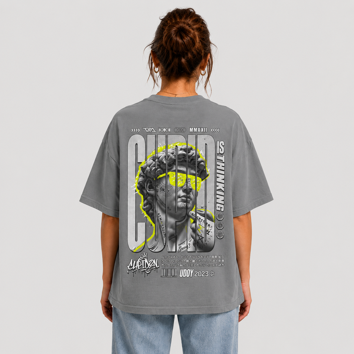 Unisex David Statue Graphic T‑shirt