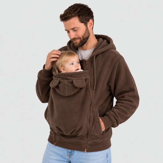 Kangaroo Baby Carrier Hoodie for Mom and Dad