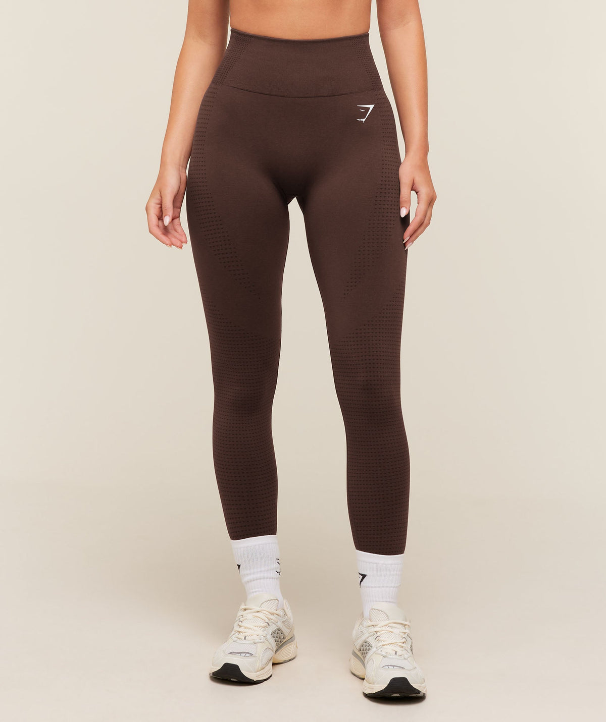 Vital Regular Leggings - Rich Espresso Brown/Marl product image