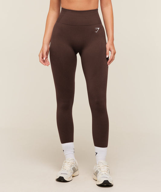 Vital Regular Leggings - Rich Espresso Brown/Marl product image