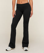 Whitney Mid-Rise Flared Leggings Regular - Black product image