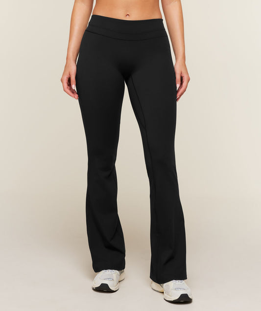 Whitney Mid-Rise Mini Flares Regular - Black product image