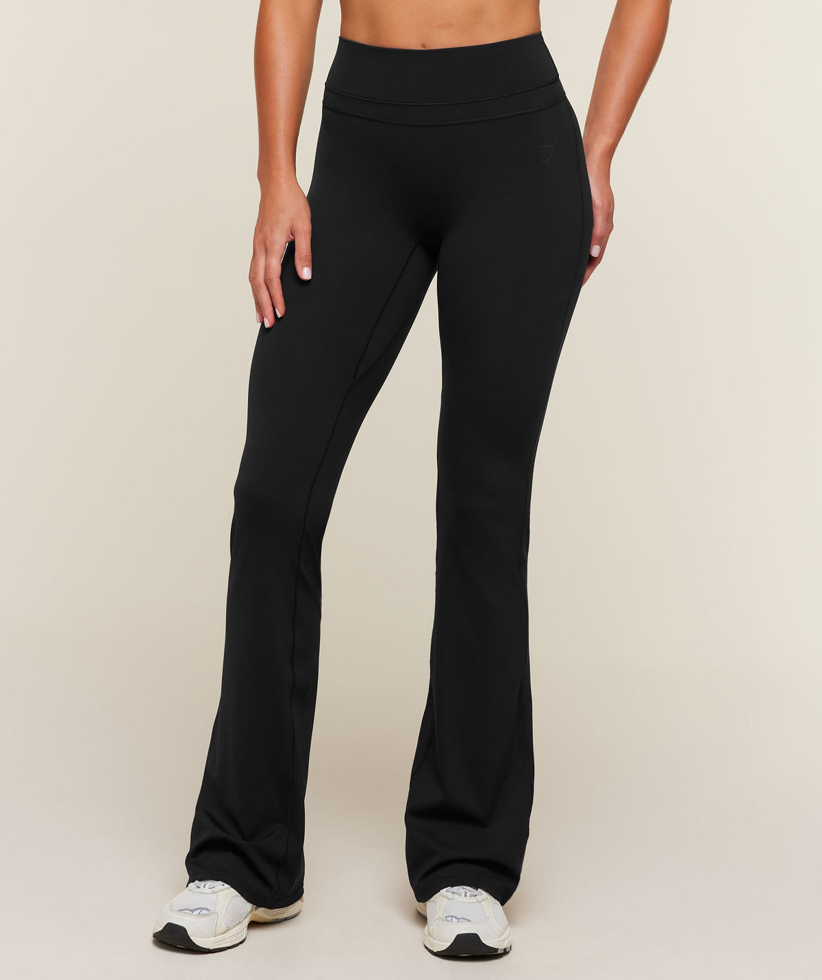 Whitney High-Rise Mini Flares Regular - Black product image