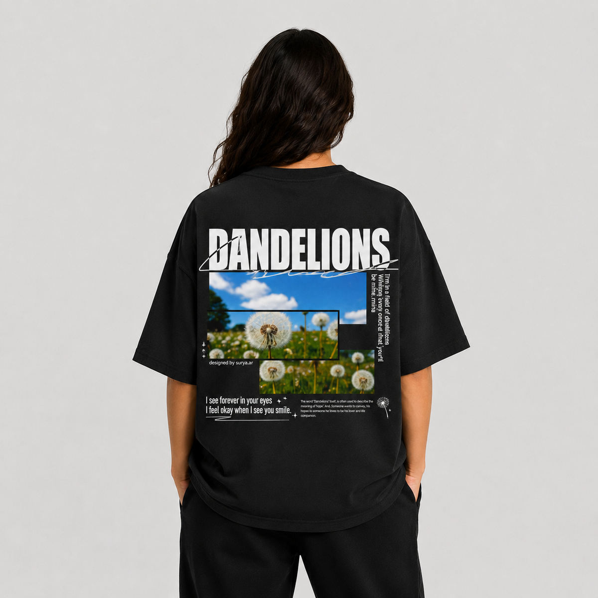 Unisex Dandelions Graphic T-Shirt