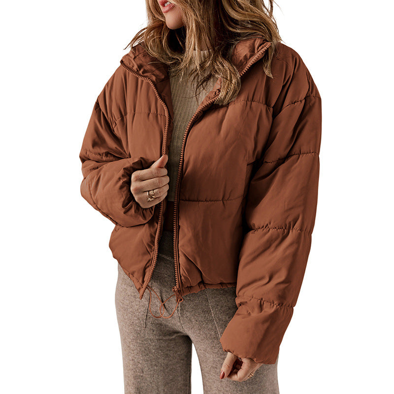 Women’s Puffer Jacket | Stand Collar