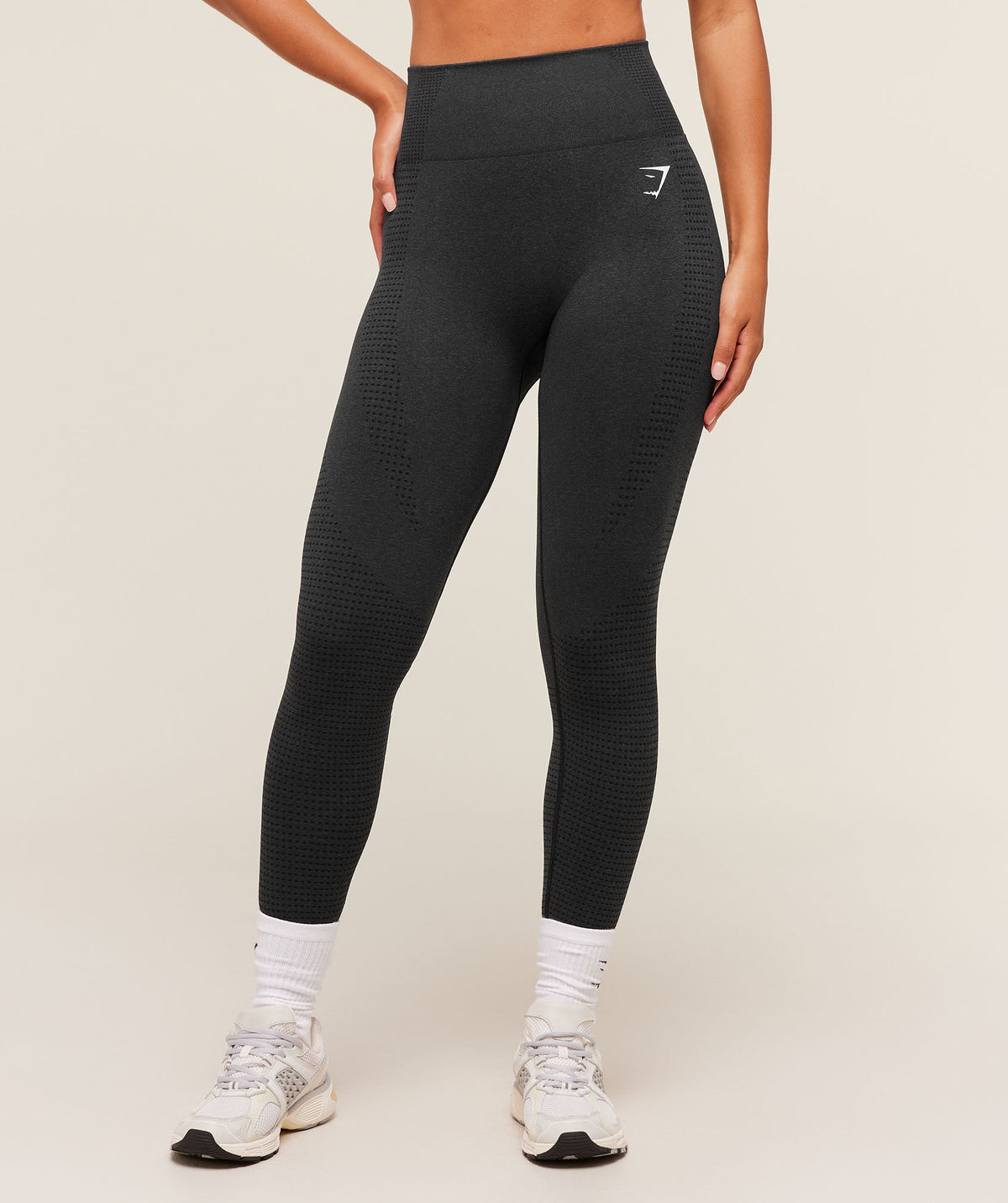 Vital Regular Leggings - Black Marl product image